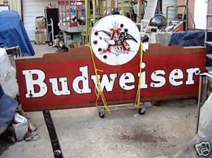 Porcelain Neon Signs Budweiser porcelain neon sign,neon signs for sale