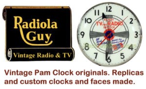 Vintage Neon Clocks Radiola Guy