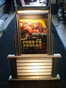 Collectible SignsFord Trucks art deco light up display Collectible Signs