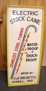 Collectible Signs .. Electric stock cane sign