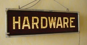 Porcelain Neon Signs // Hardware Punched Tin Sign Mc Savney