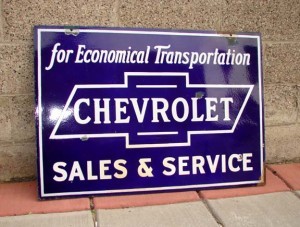 CHEVROLET SIGN In Our Collection "