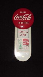 Collectible Signs ...COCA COLA 1950's tin CALENDAR