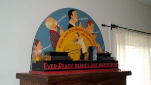 VINTAGE SIGNS Ever-Ready Razors, Blades, Shaving, animated display sign,..."MY COLLECTION"