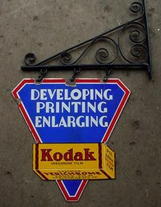 Vintage Porcelain Signs Kodak Porcelain Sign