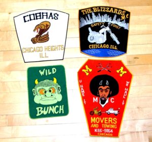 Motorcycle signs clubs Patches " Vintage Signs "