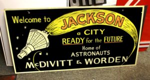 Vintage Signs for McDivitt & Worden astronaut