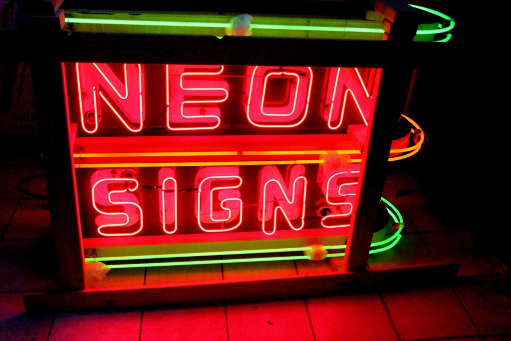 Original Old Vintage Signs, Porcelain Neon Signs - Roadrelics, USA ...