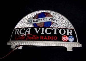 Vintage RCA Victor sign, Old Unique Advertising Signs , Vintage advertising signs