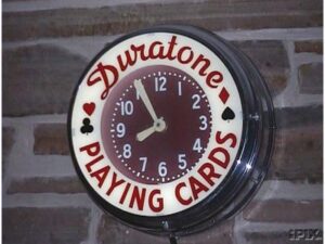 everlite clock,Vintage Advertising Neon Clocks