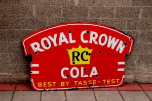 Porcelain Neon Signs Old Royal Crown Cola porcelain neon sign