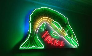 Bait & Tackle sign, Neon Fish, OLD SIGNS,always BUYING Vintage Advertising Signs