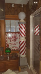 Antique Signs - Porcelain Barber Pole