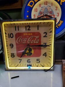Coke Vintage Neon Clock