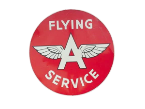 Vintage Flying Service signs