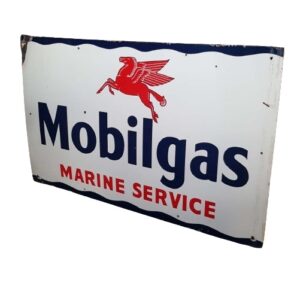 Mobilgas Marine Service Original Vintage Signs ​for sale