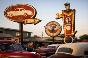 Antique Auto Dealership Signs Worth Buying