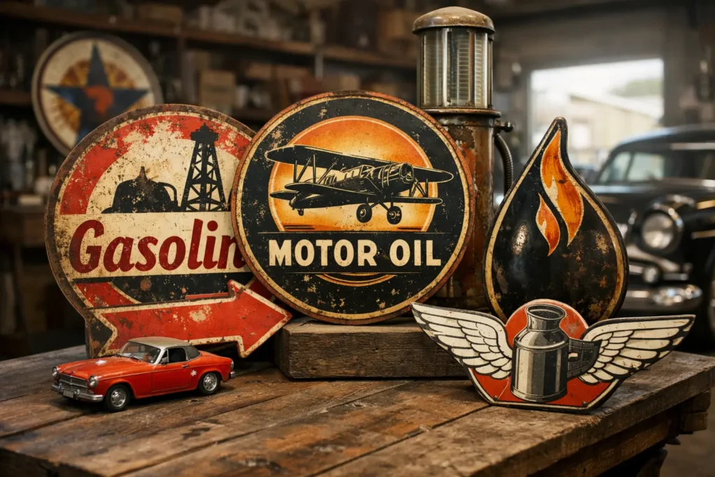 Gas and Oil Signs for Sale That Are Original