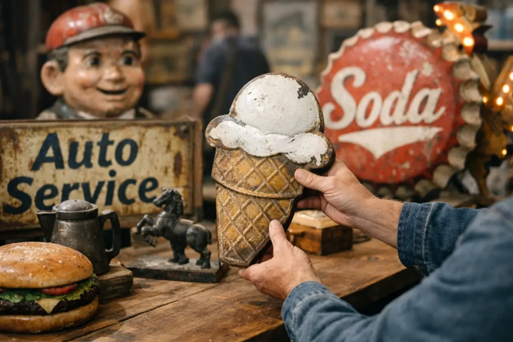 How to Buy Vintage Trade Signs Right