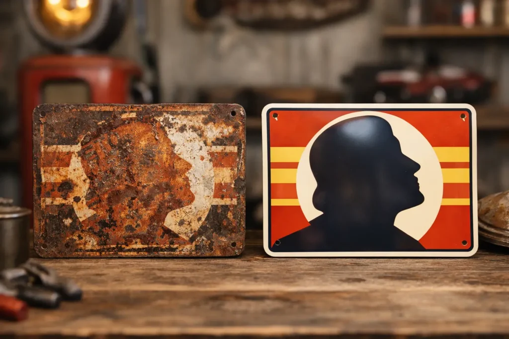 Original Signs vs Reproductions