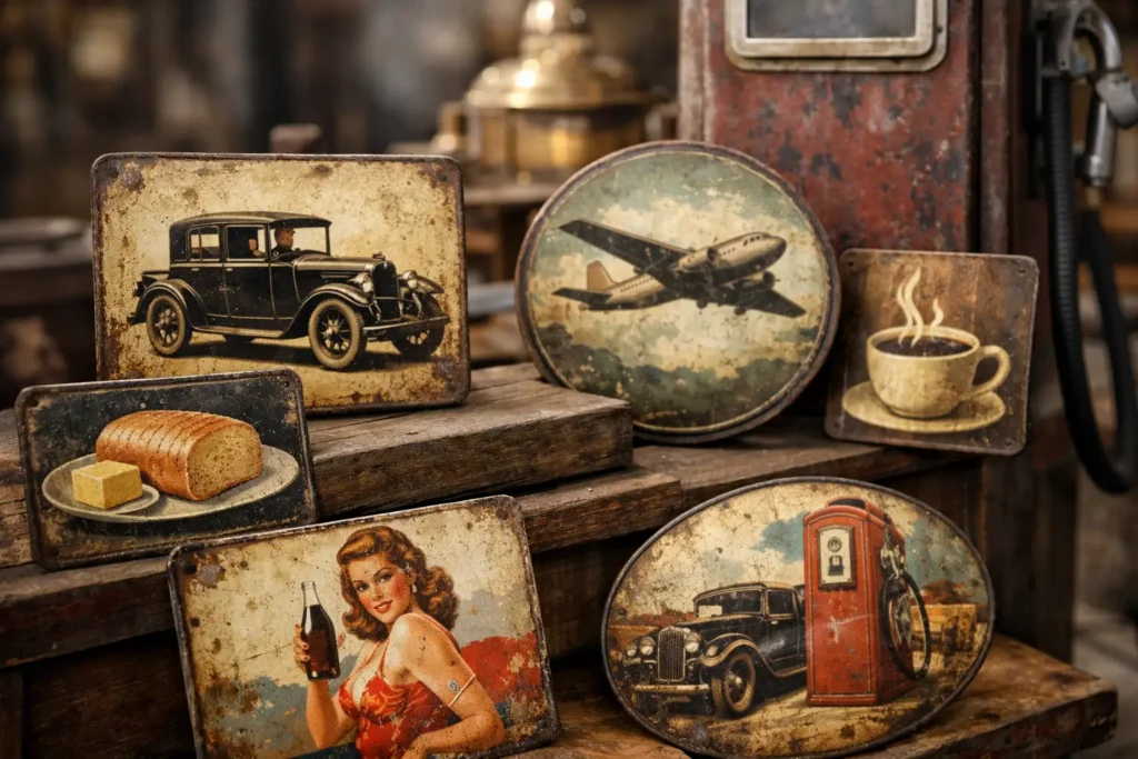 Rare Antique Tin Signs Worth Buying