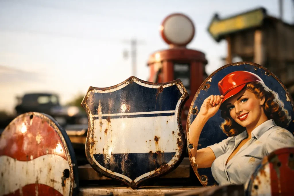 Why Vintage Porcelain Signs Still Matter