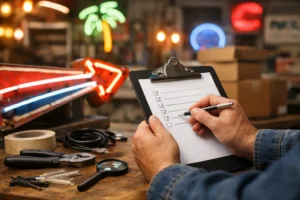 Authentic Neon Sign Seller Checklist