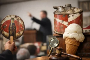 Buying Antique Signs at Auction: What Matters
