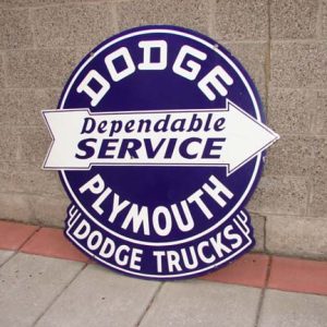 Old Gas & Oil Signs & Vintage Porcelain Signs Dodge Plymouth porcelain sign,neon signs for sale