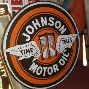 Johnson Motor Oil Vintage Signs