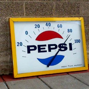 "Collectable Signs"Old Pepsi Thermometer